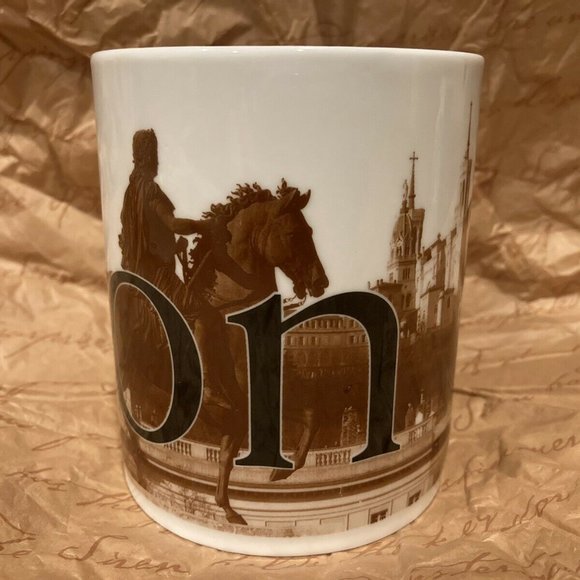 Starbucks Original '94 Collector Series LYON FRANCE Mug Cup VHTF - Picture 7 of 9